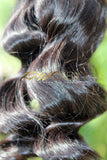 raw wavy hair