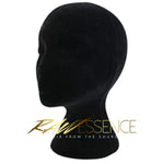 black mannequin wig head