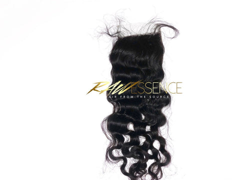 RAW LAOTIAN SPECIAL WAVY CLOSURE - Raw Essence Hair