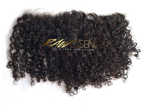 RAW MONGOLIAN CURLY FRONTAL - Raw Essence Hair